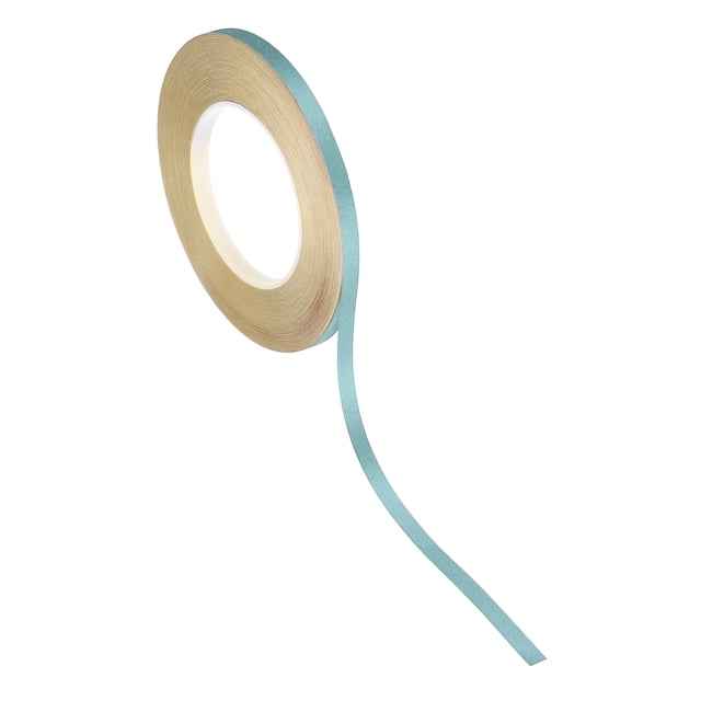 Cinta Washi con Brillos Uxcell, 0.3 Pulgadas (An) x 55 Yardas (L) Cinta Decorativa Autoadhesiva para Manualidades, Envoltura de Regalos, Álbum de Recortes, Decoraciones de Fiesta, Azul Claro