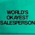 thumbnail image 2 of CafePress - World's Okayest Salesperson Cap - Adjustable 100% Brushed Unisex Casual Cotton Baseball Cap, Beige, 1, 2 of 2