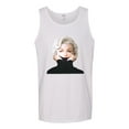 thumbnail image 2 of Wild Bobby, Hip Marilyn Monroe Portrait Classic Beauty Pose, Famous People, Men Graphic Tank Top, White, X-Large, 2 of 4