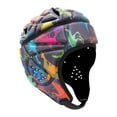 thumbnail image 3 of Lipstore Casque de Rugby Casque de Football Chapeau de Gardien Antichoc Casquette Ajustable Colorée, 3 of 8