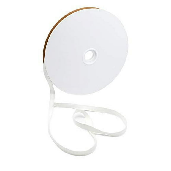 ZipperStop Wholesale - 100% Cotton Twill Tape Ribbon 100 YDS/ROLL Made in the USA (1-1/2", White)