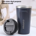 thumbnail image 4 of 380/500ml Leakproof Large Capacity Coffee Cup with Lid Stainless Steel Double Wall Vacuum Thermal Mug, 4 of 7