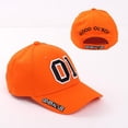 thumbnail image 3 of General Lee 01 gorra de béisbol ajustable para hombre y mujer, gorro Unisex de algodón con bordado, color Naranja, ideal para regalo, 3 of 5
