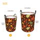 thumbnail image 3 of Fotbe Autumn Leaves Cesto de Ropa con Asas, Cesto Impermeable de Gran Capacidad, Bolsa de Lavado para Dormitorio, Cesto de Ropa con Ruedas y Asas-Small, 3 of 6