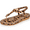 LEOPARD, variant on Haute Edition Women's Classic Bohemian Comfort Sandals