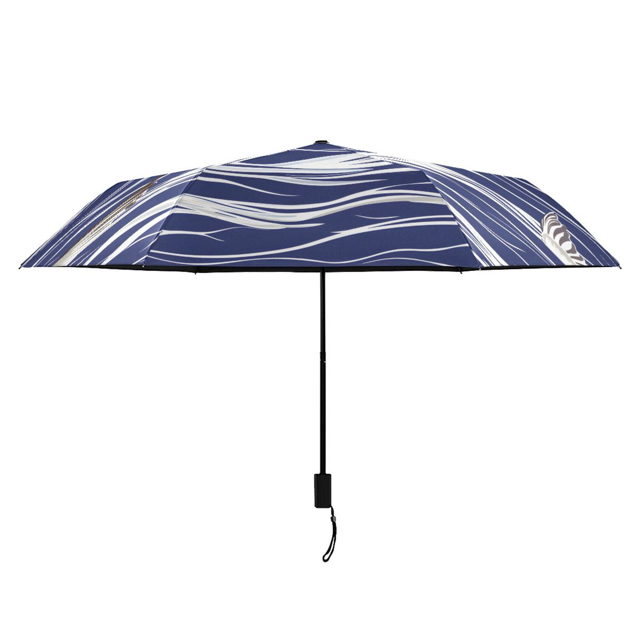 ALAZA Seagull on Wave UPF 50+ Compact Folding Umbrella for Rain Travel Umbrella Packable