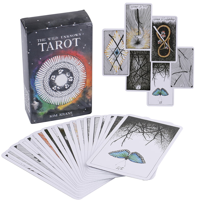 78x the Wild Unknown Tarot Deck Rider-Waite Oracle Set Fortune Telling Card ~