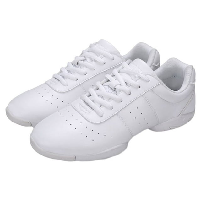 keepw Lace-Up Gym Sport Training Shoes Breathable Lightweight And Comfortable Dance Shoes For Woman white 40