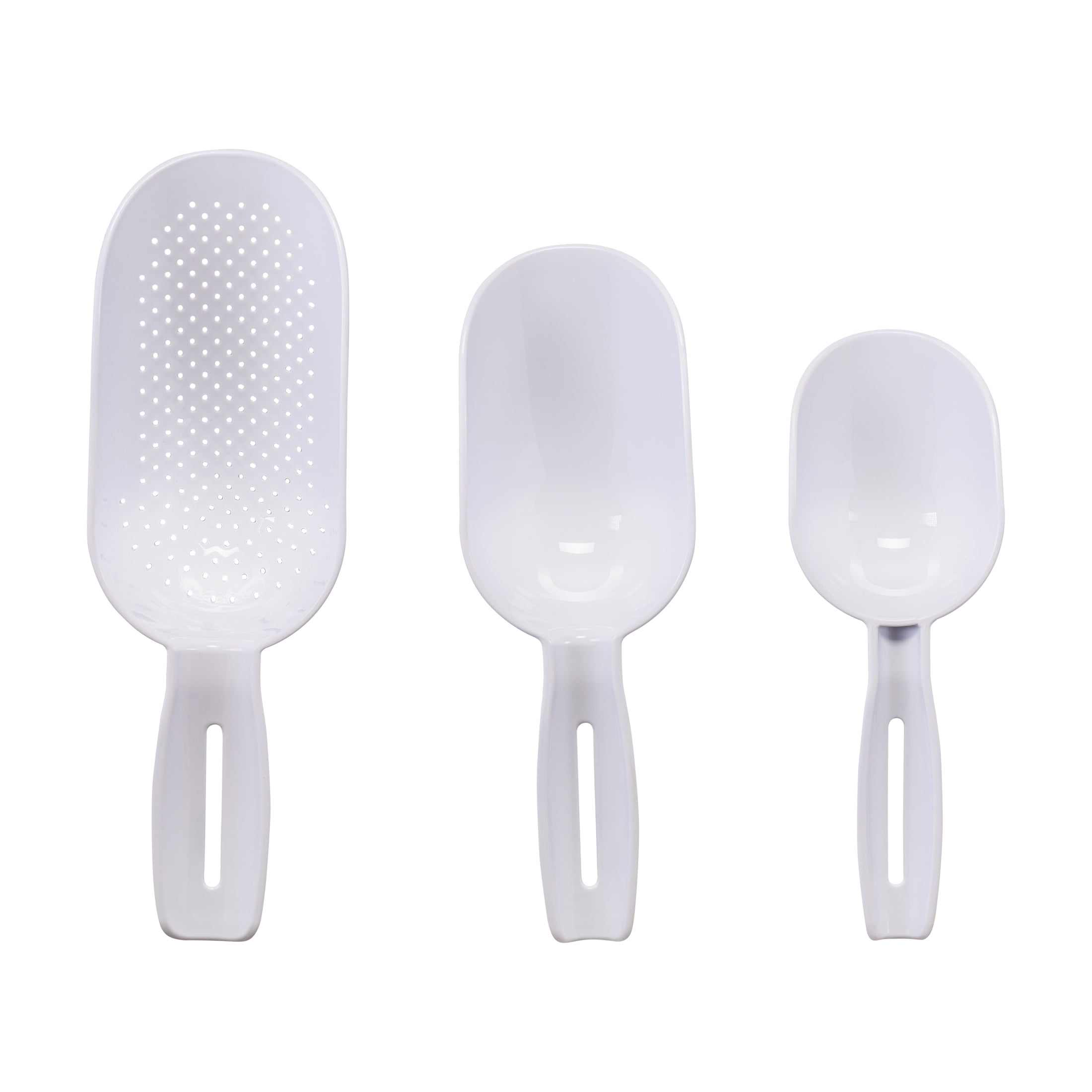 3 SCOOP | 3スクープ| きちスクープ Mainstays 3 Piece Scoop Set with Nesting Food Grade Polypropylene