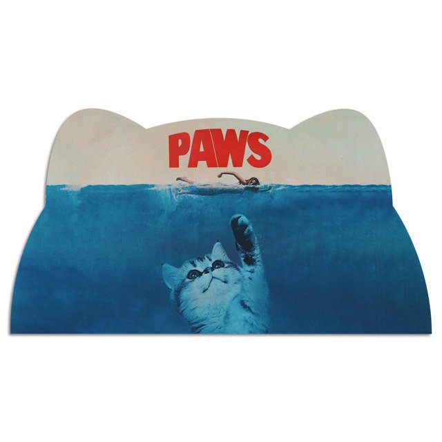 Estera De Comida Para Gatos - Estera De Alimentación Para Mascotas Para Piso Antideslizante Impermeable Súper Absorbente Fácil De Limpiar Perro Gato Azul 18.1''X9.8''