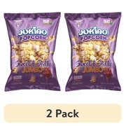 (2 pack) Jukiao Sweet and Salty Popcorn Jumbo Size, Non-GMO Corn, 7 oz Bag