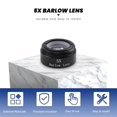 thumbnail image 2 of Barlow Lens 5X for Any M28X0.6 Thread 1.25inch Telescope Eyepiece Astronomy Diagonal Extender Tube or Camera Adapter, 2 of 5