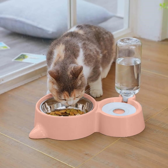 Automatic Water Dispenser for Cats and Dogs with Self Refilling Feeder and Fresh Flowing Water Hygienic Design for