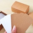 thumbnail image 1 of FELTECHELECTR 300pcs Writing Cards Kraft Paper Color Taking Notes Stationery Accessories for Book Indexing, 1 of 7
