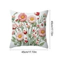 thumbnail image 3 of Qiweii Boho Chic Printed Pillow Covers, Machine Washable Embroidered-Look Cushion Covers with Hidden Zipper, Decorative Sofa Throw Pillowcases for Home Decor, 3 of 6