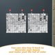 thumbnail image 3 of FENGGUIQU 6Ud De Pared Con Y Lentejuelas Plateadas Para, 3 of 8