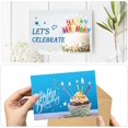 thumbnail image 4 of 100 Happy Birthday Cards with Envelopes, 20 Unique Designs, Birthday Cards Bulk with Short Generic Message Inside, 4x6 inches, Assorted Birthday Cards Assortment for Business, Office and Personal, 4 of 6