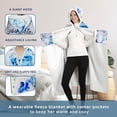 thumbnail image 3 of Daughter Wearable Blanket Hoodie Sherpa Fleec, Christmas Gifts for Daughter from Mom Dad Birthday Presents Ideas Oversized Blanket Hoodie Gifts for Graduation, 3 of 6