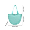 thumbnail image 3 of CaiYueKe Large Beach Bag with Mesh Storage Pouch, Foldable Tote for Travel, Waterproof Sand Resistant Carryall Bag for Pool Seaside Outdoor Activities, 3 of 7