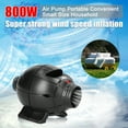 thumbnail image 2 of Homgeek 800W Air Pump Portable Convenient Small Size Household Camping Inflate Tool Air Bed Air Mat Air Inflation Tool Quick Safety Inflator, 2 of 7