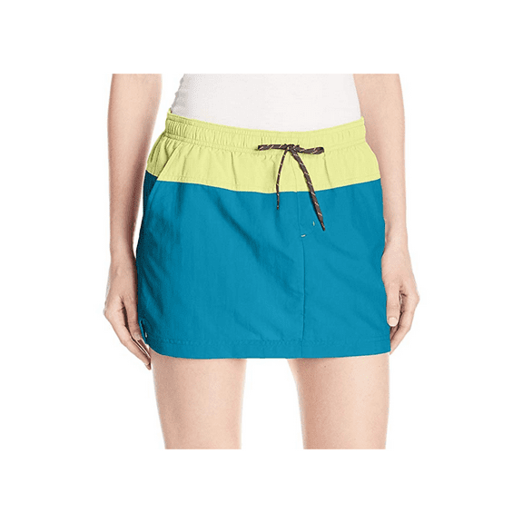 Columbia Women's Sandy River Plus Size Skort, Jewel and Neon Light, 2X