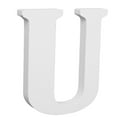 thumbnail image 3 of Hello Hobby 3" White Wood Letter U, 3 of 7