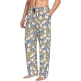 thumbnail image 2 of Xecao Cute Rabbit Men's Straight Lounge Pajama Pants: The Ultimate in Comfortable Sleepwear, 2 of 9