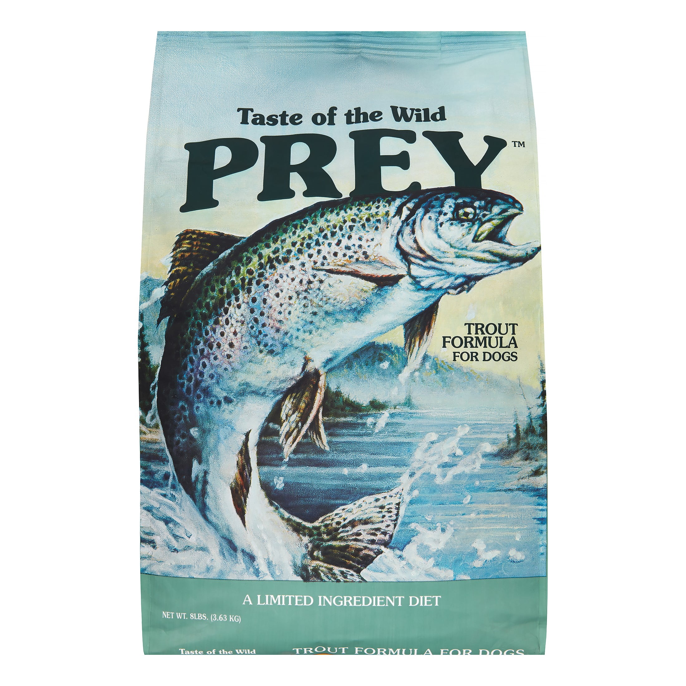 Taste of the Wild Prey Limited Ingredient Trout Formula Dry Dog Food, 8