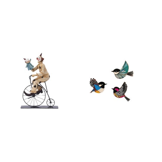 Figuras de , estatua de , escultura, adorno de mesa, pájaro colgante de pared, pájaro de madera, pared y madera, adecuado para salas de es
