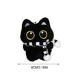 thumbnail image 3 of Fasiaou 3 Counts Squeaky Plush Keychain Toy Cute Animal Pendant with Big Eyes Soft Velour Stuffed Hanging Ornament for Bag Charm Gifts and Decorations, 3 of 6