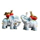 thumbnail image 5 of 2x Estatua de elefante Figura de elefante Artesanía Adorno decorativo de elefante Elefante Azul, 5 of 9