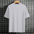 thumbnail image 7 of Razzly Size Small Mens Tops Loose Fit T Shirts for Men T Shirt Folder Board Pack of Mens T Shirts Night Shirts for Men Sleepwear Mens Big And Tall Tee Shirts Medium Shirts for Men Men(Light Gray,S), 7 of 7