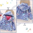 thumbnail image 3 of Girls Outdoor Waterproof Jackets - Kids Hooded Rain Coat, Windproof Rain Jacket 3 in 1 Jacket, 3 of 4