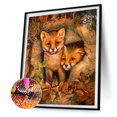thumbnail image 2 of Cuadros Decorativos Kit de pintura de diamante 5D Fox Full Round Drill Rhinestone DIY Crafts (B4422) Likrtyny embutido en tela, 2 of 6