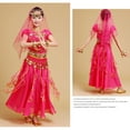 thumbnail image 4 of Bearichfupo Kids Girls Belly Dance Sequin Indian Dance Halloween Wear Carnival Sets,Girls' Pant Sets Sizes 5-6 Years, 4 of 4