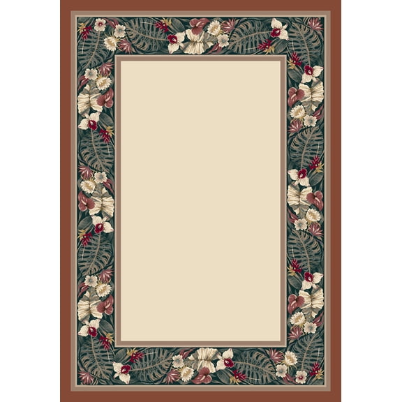 Milliken Innovations Area Rug KAPALUA OPALCORAL Kapalua Opalcoral 3' 10" x 5' 4" Rectangle