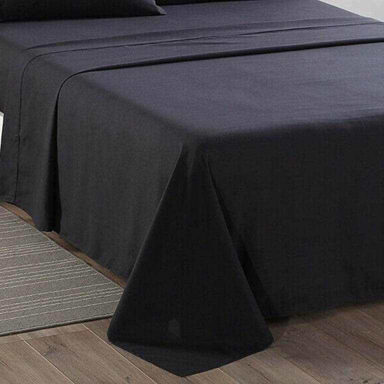 Egyptian Comfort 2200 Count 4 Piece Sheet Deep Pocket King Black
