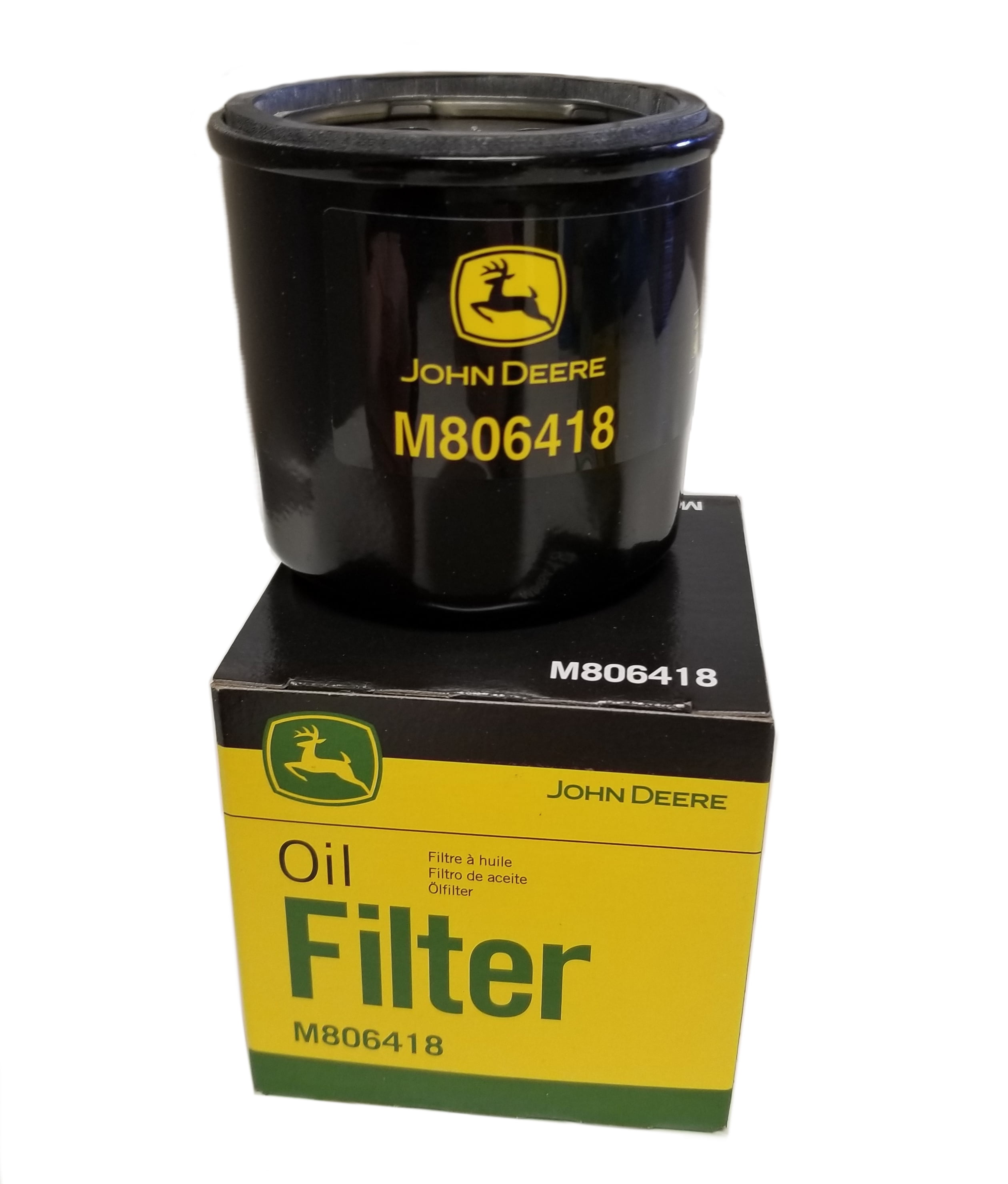 John Deere Original Equipment Oil Filter 2 Pack M806418