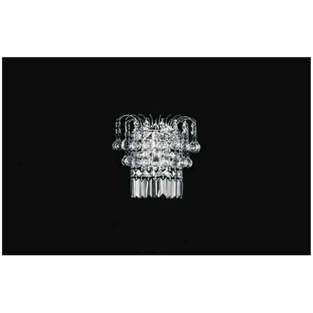 Eurofase Lighting Crystal Sconce - Crystal World 2 Light Chrome Wall Sconce