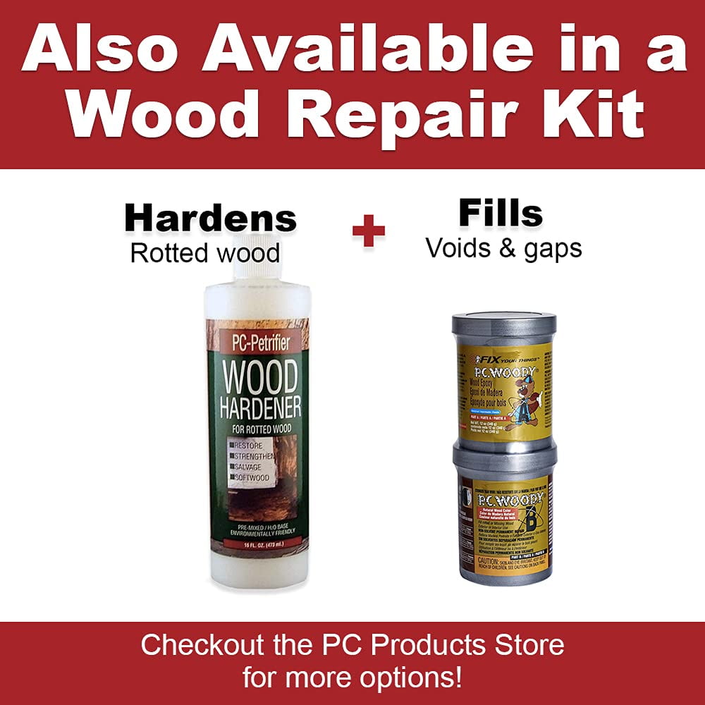 12 oz Protective Coatings 163337 PC-Woody Wood Epoxy Paste