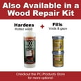 thumbnail image 6 of 12 oz Protective Coatings 163337 PC-Woody Wood Epoxy Paste, 6 of 6