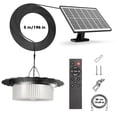 thumbnail image 4 of 1/2Pcs Solar Hanging Shed Light, 244LED 360° Chandelier Lamp, 4400mAh Solar Pendant Light with Remote & Light Sensor, 4 Modes, Rain/Snow/Sun Proof for Indoor Outdoor Gazebo Patio Camping, 4 of 11
