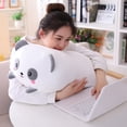 thumbnail image 4 of Linda almohada para el cuerpo, juguete de almohada para el cuerpo de animales de peluche suave, almohada para abrazar la felpa, almohada Kawaii para dormir, regalo para niños y novia Adepaton CDWJ483-5, 4 of 7