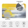 thumbnail image 4 of Yellow Gray Doormat Outdoor Entrance 24"x36", Contemporary Oil Painted Abstract Modern Absorb Moisture Dirt Door Mats, Non-Slip Rubber Backing Floor Mats Indoor, Low-Profile Front Door Rugs, 4 of 9