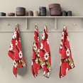 thumbnail image 5 of Dreamtimes Soft Absorbent Reusable Kitchen Towels, Set of 6|28x18 in, Strawberry Flowers 2 Dining Kitchen Living Room Tea Towels Dish Towels Decorative Towels, 5 of 7