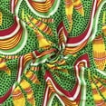 thumbnail image 3 of ITY African Print Fabric Tropical (15-2) Polyester Lycra Knit Jersey 2 Way Spandex Stretch 58" Wide, 3 of 3