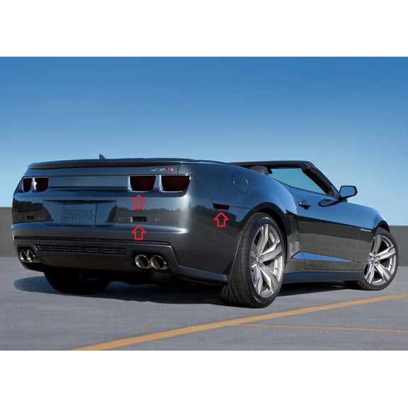 For The BlingLights Brand Tinted Film Covers for 2010-2013 Chevrolet Camaro Tail Lamps