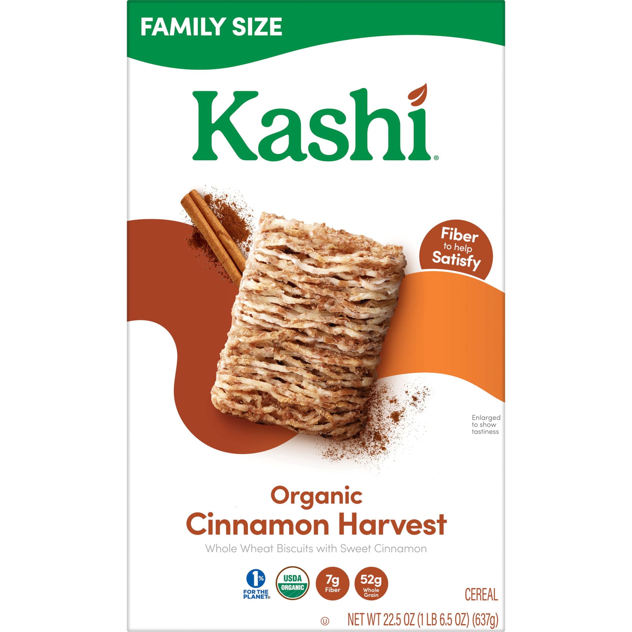 Kashi Cinnamon Harvest Breakfast Cereal, 22.5 oz
