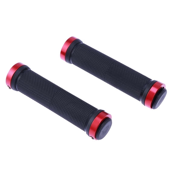 LRXIYODE Cyclists Biking Long Rides Shock Resistance Lock Handlebar Grips 1 Pair