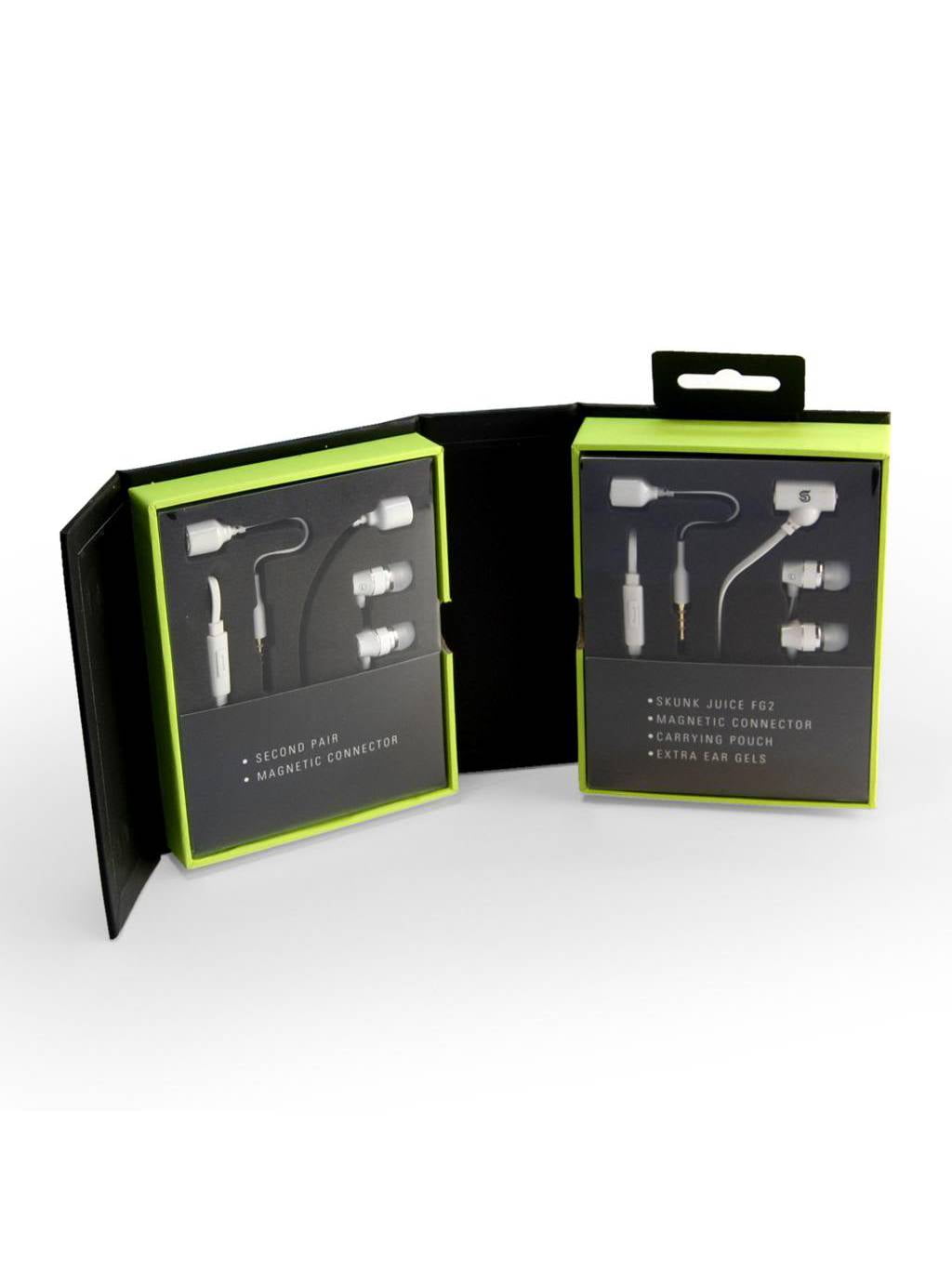 Skunk Juice FG2 Earbuds White